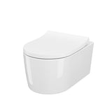 Bel viseča WC školjka Cersanit Inverto z vrtinčnim splakovanjem in WC-desko mehko Zapiranje Soft Close
