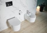 Bel viseča WC školjka Cersanit Inverto z vrtinčnim splakovanjem in WC-desko mehko Zapiranje Soft Close