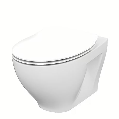 Cersanit Moduo viseča WC školjka brez splakovalnega kroga v beli barvi