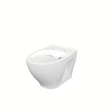 Cersanit Moduo viseča WC školjka brez splakovalnega kroga v beli barvi