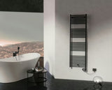 Električni radiator Cordivari Lisa 120x50 cm v črni mat barvi z digitalnim termostatom