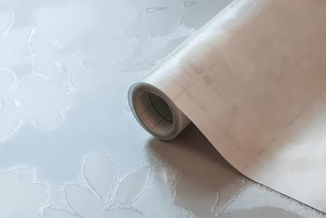 Prozirna statička dekorativna folija d-c-fix Spring za staklene površine pro više privatnosti.