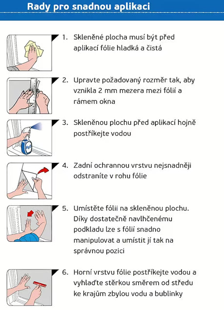 Transparentna folija d-c-fix Static za tuš kabina pro za zaščito zasebnosti na steklenih površinah.