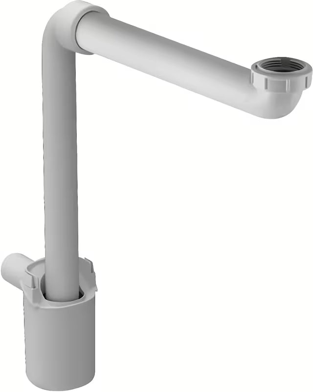 Bel prostorsko varčen sifon Duravit s priključkom G 1/4" in odtokom 32 mm