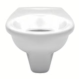 Bel viseča WC školjka Fayans Neo iz trpežne sanitarne keramike z zadnjim odtokom in varčnim splakovanjem DualFlush.