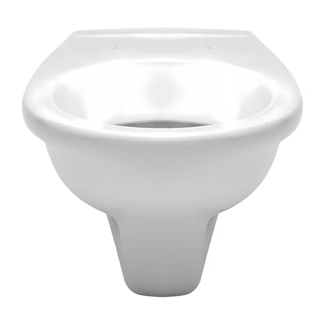 Bel viseča WC školjka Fayans Neo iz trpežne sanitarne keramike z zadnjim odtokom in varčnim splakovanjem DualFlush.