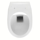 Bel viseča WC školjka Fayans Neo brez splakovalnega kroga z zadnjim odtokom