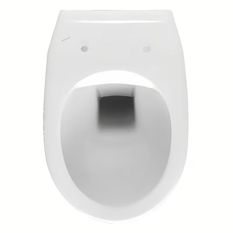 Bel viseča WC školjka Fayans Neo brez splakovalnega kroga z zadnjim odtokom