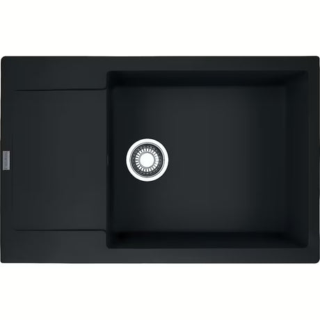 Franke Maris fragranitno pomivalno korito z odcejalnikom 780 mm x 500 mm v mat črni barvi