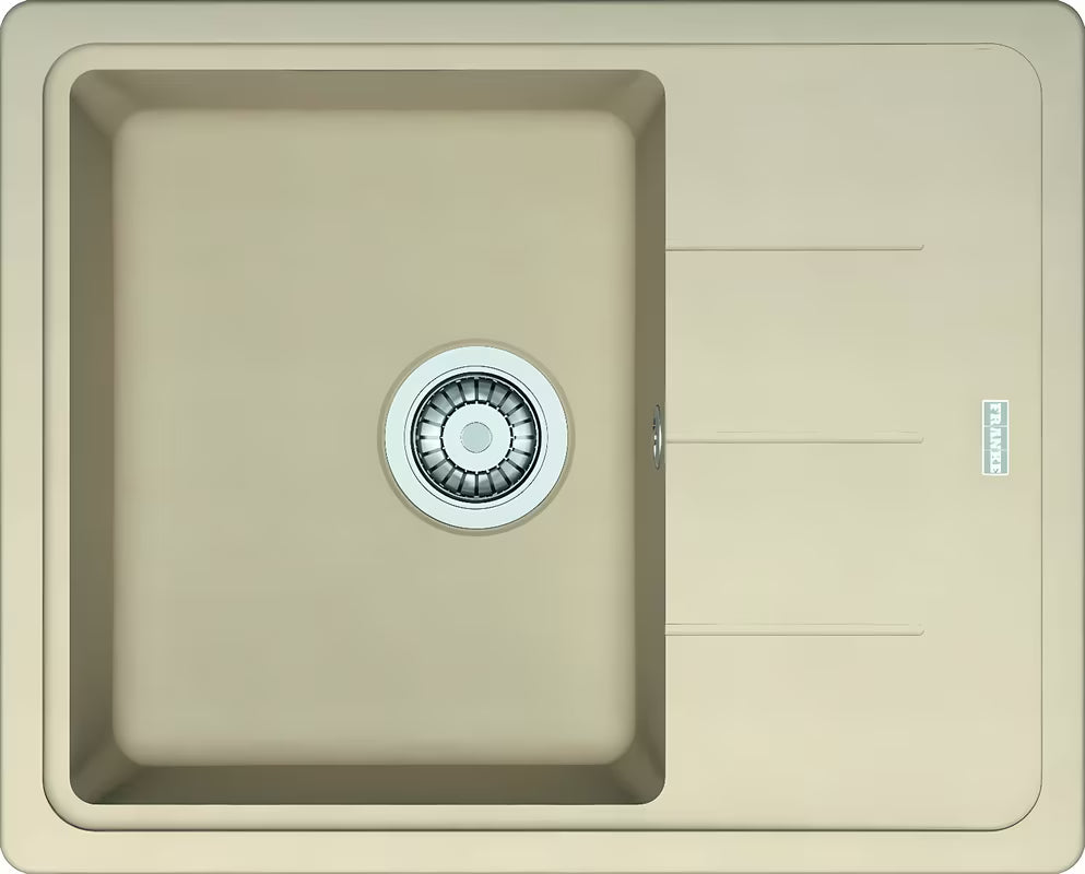 Granitni pomivalno korito Franke BFG 611-62 s reverzibilnim ocjeđivačem u boji beige-matt