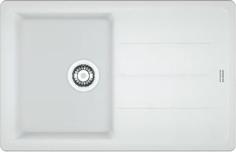 Granitno pomivalno korito Franke BFG 611-78 z obojestranskim odcejalnikom v barvi ledeno bela