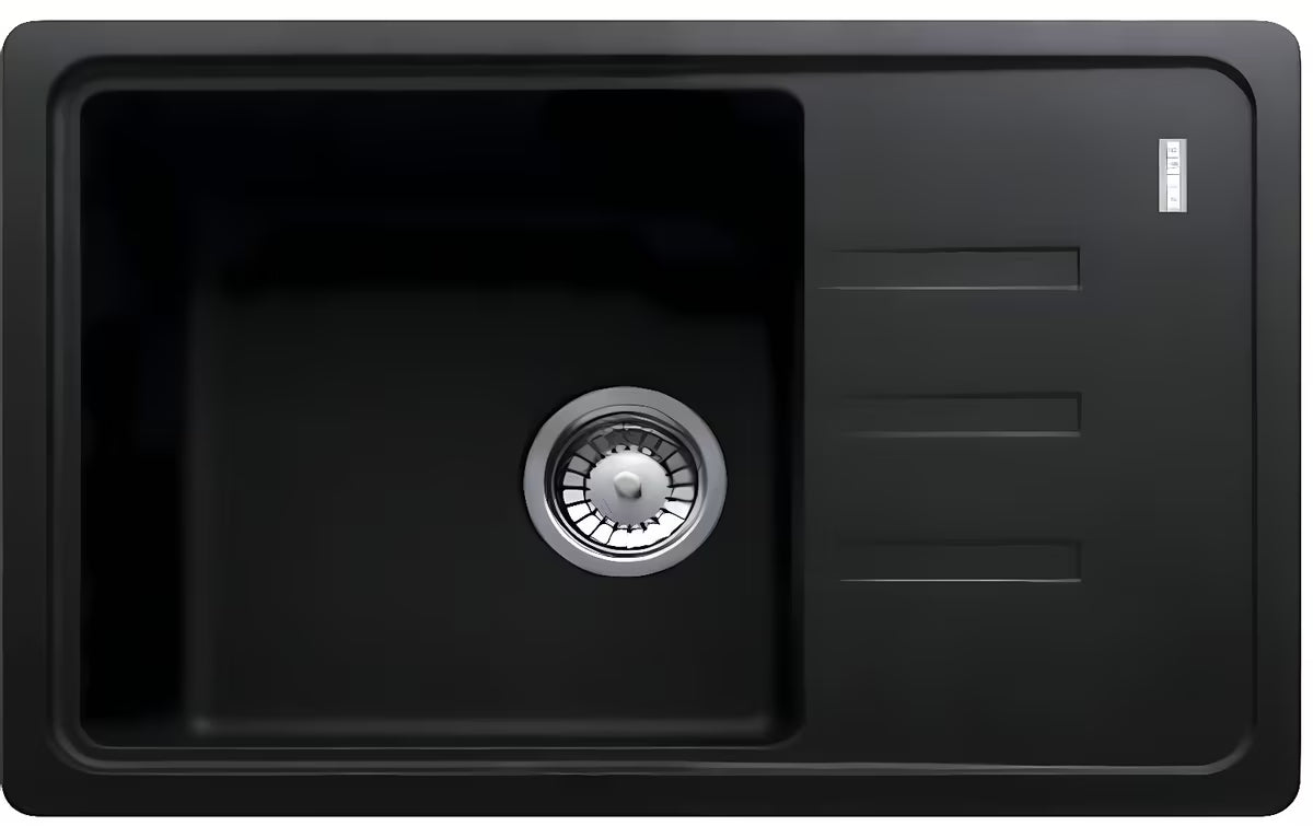 Franke BSG 611-62 granitni pomivalno korito s reverzibilnom ocjednom plohom u crnoj mat izvedbi