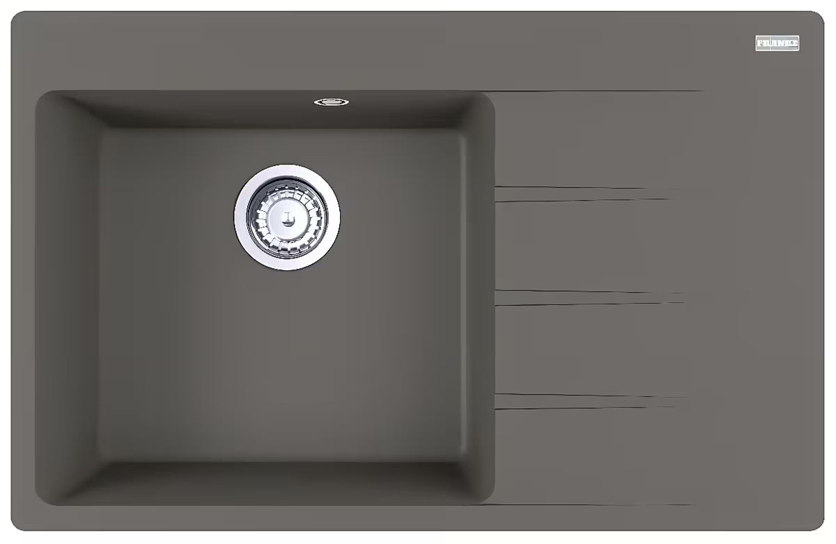 Granitni pomivalno korito Franke CNG 611-78 z odcejalnikom desno, u boji aluminium