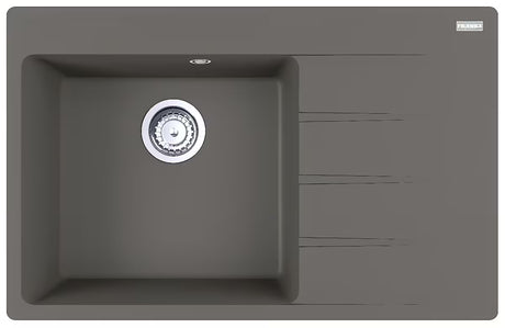 Granitni pomivalno korito Franke CNG 611-78 z odcejalnikom desno, u boji aluminium