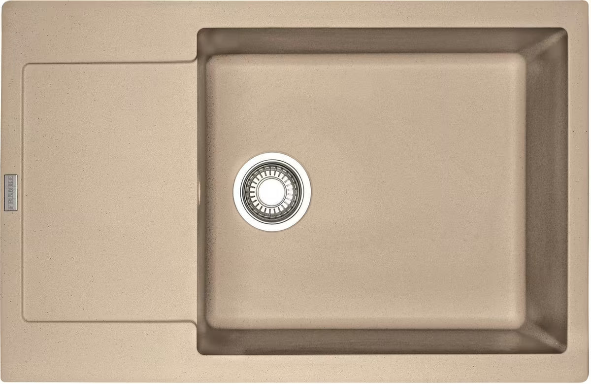 Fragranitni pomivalno korito Franke Maris MRG 611-78 s ocjednom plohom u boji pješčani melir