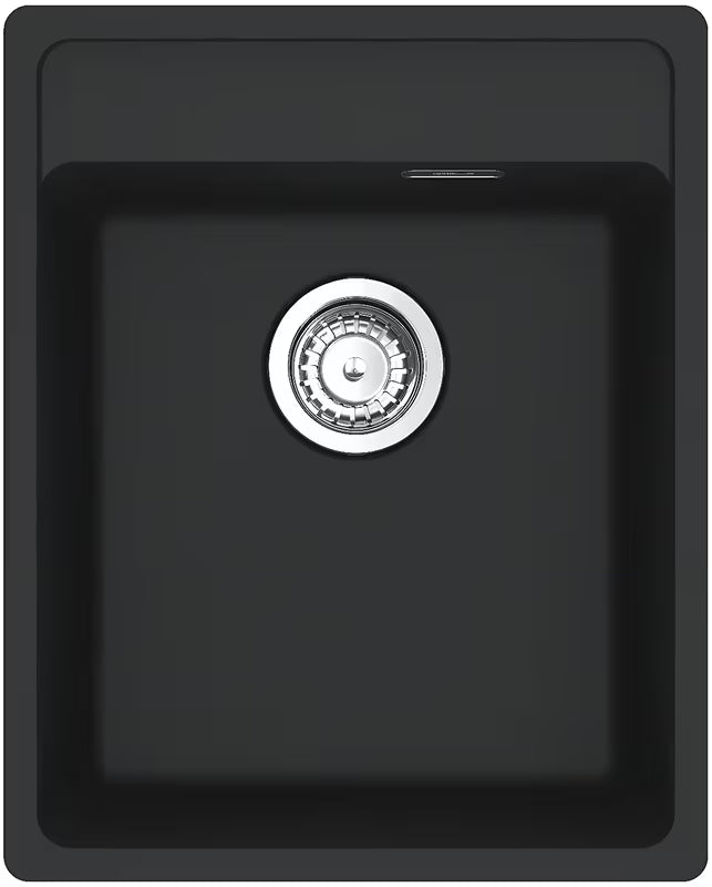 Oglato granitno pomivalno korito Franke onyx pro za zgornjo montažo za delovni pult