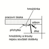 Črno kuhinjsko enojno korito Franke SID 110-50 iz materiala Tectonite pro spodnja montaža pod pult