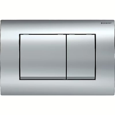 Sjajne kromirane aktivirna tipka Geberit Delta30 pro za ugradbene vodokotliće Delta.