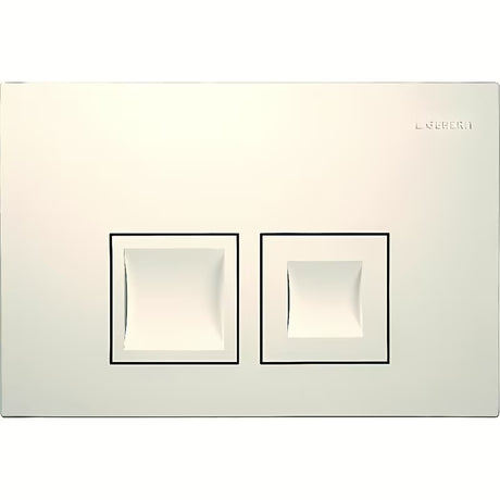 Geberit Delta35 aktivirna tipka v alpsko beli barvi pro dvokoličinsko splakovanje