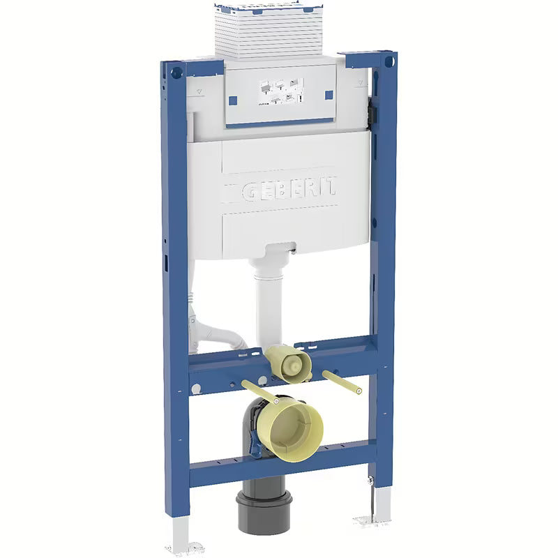 Geberit Duofix podometni splakovalnik za viseći WC školjka s vodokotlićem Omega i aktivacijom odozgo ili sprijeda