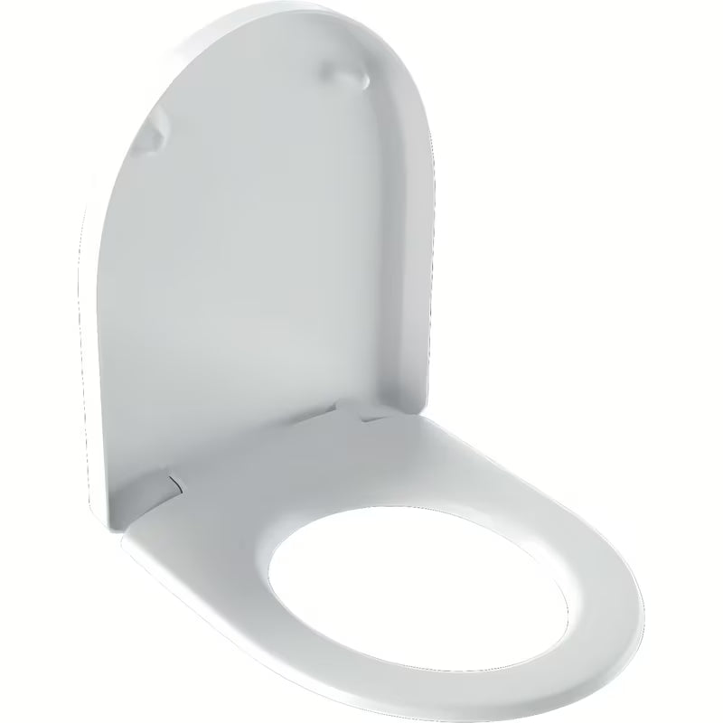 Bel WC deska Geberit Icon s pokrovom in tehnologijo mehko Zapiranje Soft Close