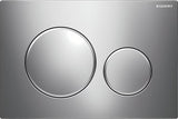 Aktivirna tipka Geberit Sigma20 u izvedbi chrome pro za ugradbene vodokotliće Sigma