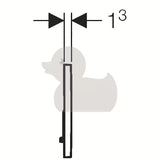 Geberit Sigma01 aktivirna tipka pro za podžbukne vodokotliće Geberit Sigma u sjajnoj i mat krom izvedbi