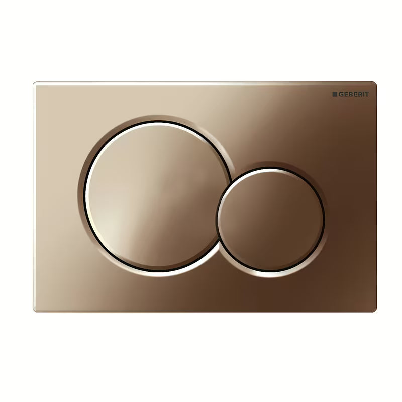 Geberit Sigma01 aktivirna tipka v medeninasti barvi pro za podometne splakovalnike Geberit Sigma