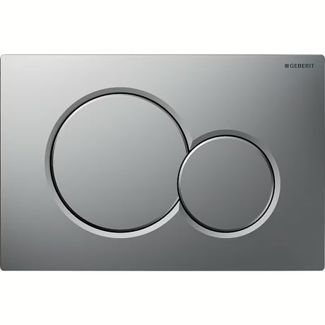 Aktivirna tipka Geberit Sigma01 v mat krom izvedbi pro za podometni splakovalnik Geberit Sigma