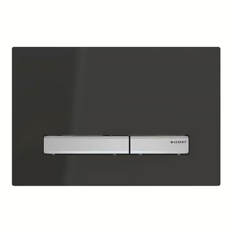Geberit Sigma50 aktivirna tipka v črni barvi s kromiranimi tipkami pro moduli Geberit Sigma