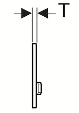 Geberit Sigma50 aktivirna tipka pro za ugradbene vodokotliće Geberit Sigma u bijeloj boji