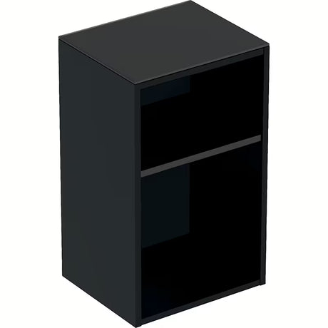 Viseča kopalniška omarica Geberit Smyle Square 36x60x30 cm v antracit dekorju lava