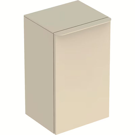 Geberit Smyle Square viseča kopalniška omarica v sivi barvi, dimenzije 36x60x32,6 cm.