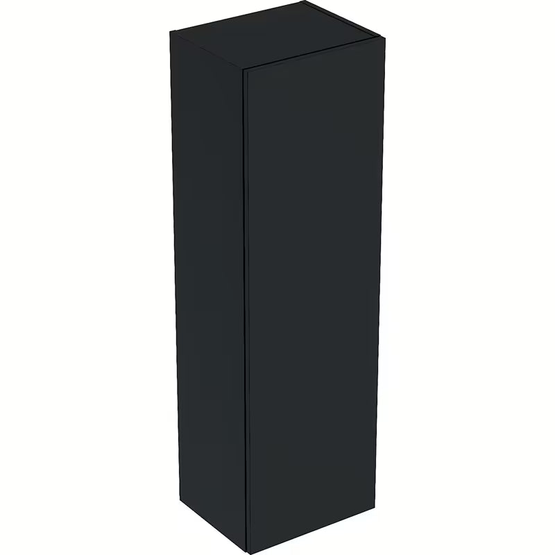 Geberit Smyle Square viseča visoka kopalniška omarica 36x118x30 cm v antracit dekorju lava