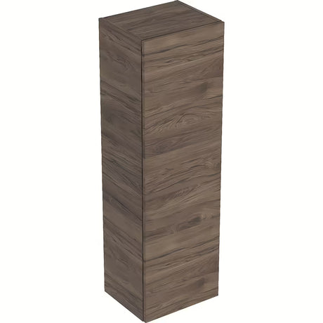 Geberit Smyle Square viseča visoka kopalniška omarica 36x118x30 cm v dekorju oreh