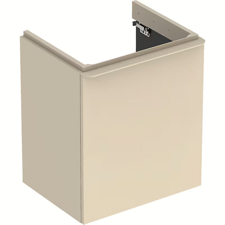 Geberit Smyle Square viseča omarica pod umivalnikom v sivi barvi, 53,6x43,3x62 cm.