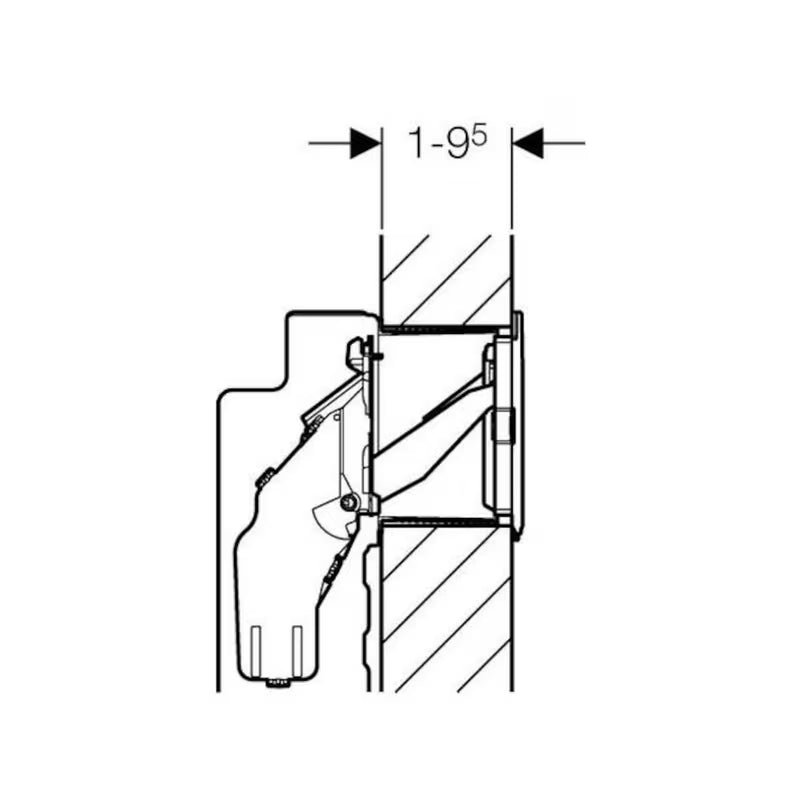 Geberit Sigma set pro za umetanje WC školjka tableta u podžbukni vodokotlić s aktivacijom sprijeda