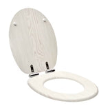 WC deska Glacera Ancona iz MDF, prevlečene s PVC folijo, s tečaji mehko Zapiranje Soft Close in Easy pritrditvijo