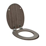 WC deska Glacera Modena iz MDF, prevlečene s PVC folijo, s tečaji mehko Zapiranje Soft Close in Easy pritrditvijo