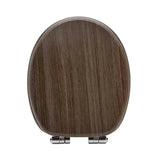 WC deska Glacera Modena iz MDF, prevlečene s PVC folijo, s tečaji mehko Zapiranje Soft Close in Easy pritrditvijo