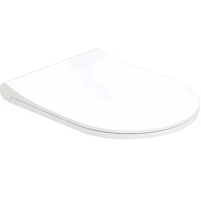 Beli WC deska Glacera Ava s funkcijo mehko Zapiranje Soft Close in skritim pritrjevanjem