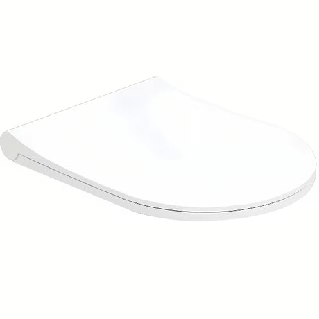 Beli WC deska Glacera Ava s funkcijo mehko Zapiranje Soft Close in skritim pritrjevanjem