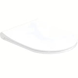 Viseča WC Školjka Glacera Ava v beli sijajni keramiki z izvedbo Rimless in skritim pritrjevanjem