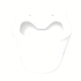 Viseča WC Školjka Glacera Ava v beli sijajni keramiki z izvedbo Rimless in skritim pritrjevanjem