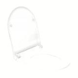 Viseča WC Školjka Glacera Ava v beli sijajni keramiki z izvedbo Rimless in skritim pritrjevanjem