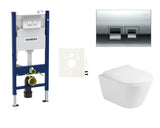 Viseči WC set Glacera Ava z instalacijskim modulom Geberit Duofix pro za predstensko montažo