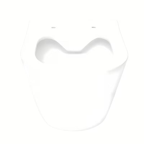 Bel viseča WC školjka Glacera Ava brez splakovalnega kroga s wc desko mehko Zapiranje Soft Close in skritim pritrjevanjem.