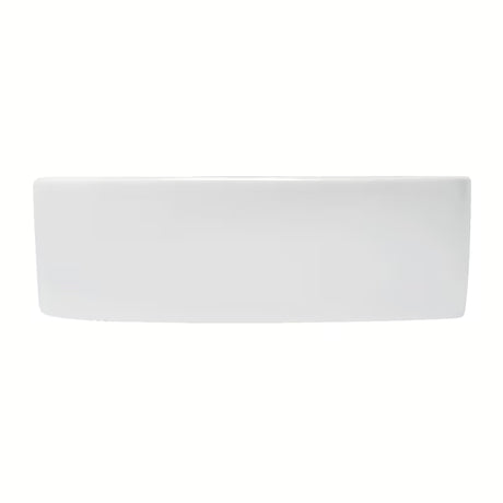 Bel kotno desni umivalnik Glacera Bigio 42 x 29,5 cm brez preliva z odprtino pro za armaturo na desni.