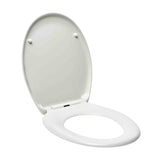 Bel univerzalni WC deska Glacera Easy iz duroplasta z mehko Zapiranje Soft Close in pritrditvijo EasyLock