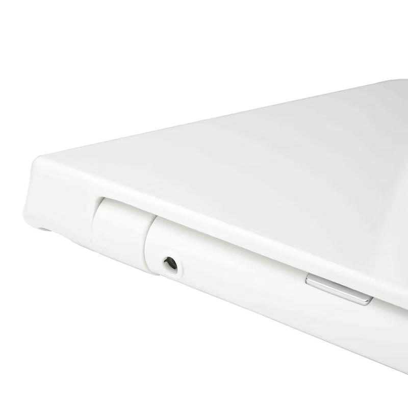 Bela univerzalna WC deska Glacera Easy iz duroplasta s sistemom EasyLock in kovinskimi tečaji